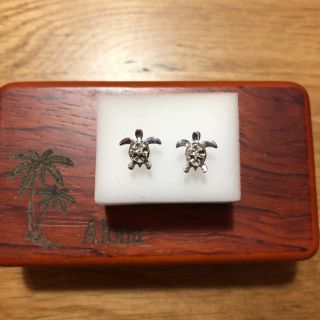 お値下げ＊ハワイアンジュエリー ホヌ×プルメリア ピアス(ピアス)