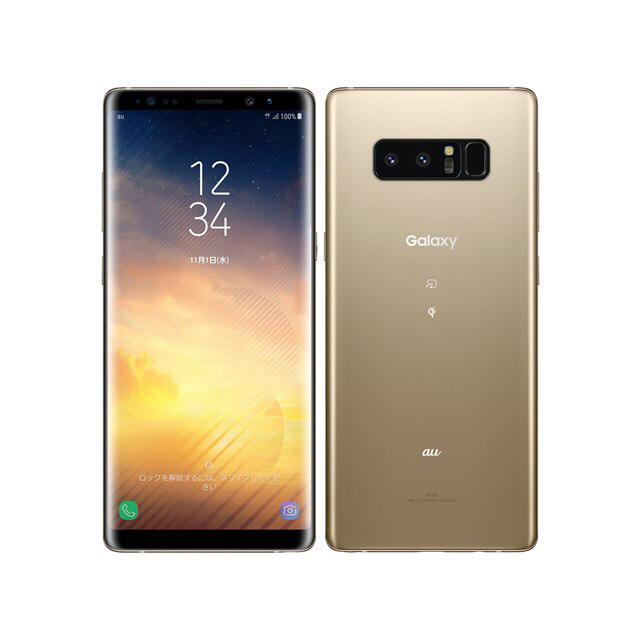 SAMSUNG(サムスン)の【SIMフリー/新品未使用】au Galaxy Note8 SCV37 スマホ/家電/カメラのスマートフォン/携帯電話(スマートフォン本体)の商品写真