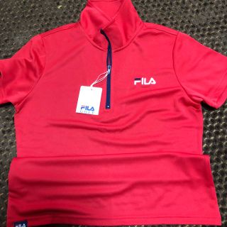 フィラ(FILA)の新品 FILA GOLF ジップアップポロシャツお値下げ中(ウエア)