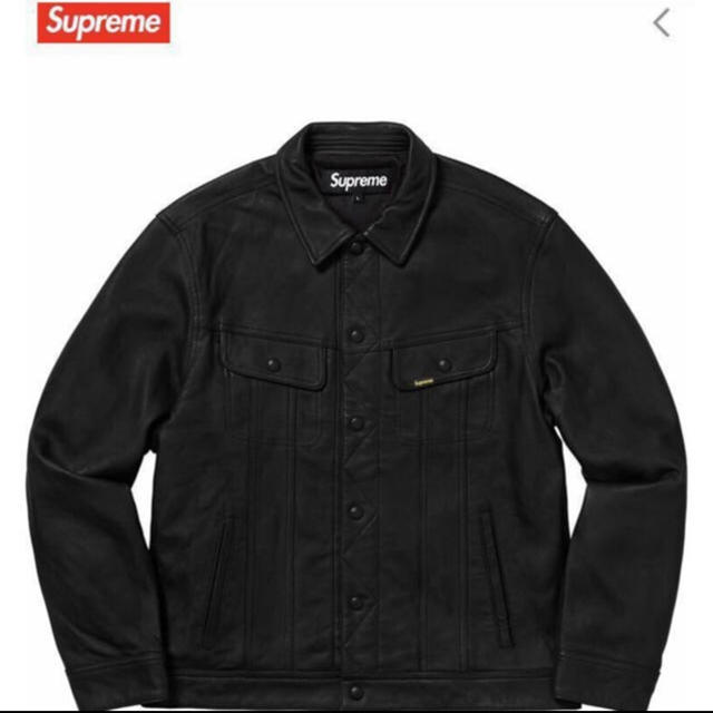 ジャケット・アウター supreme 18AW LEATHER TRUCKER JACKET supreme 18AW LEATHER TRUCKER JACKET