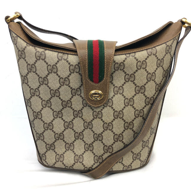オールドグッチ GUCCI バケツ型 ショルダーバッグ オールドグッチ GUCCI バケツ型 ショルダーバッグ