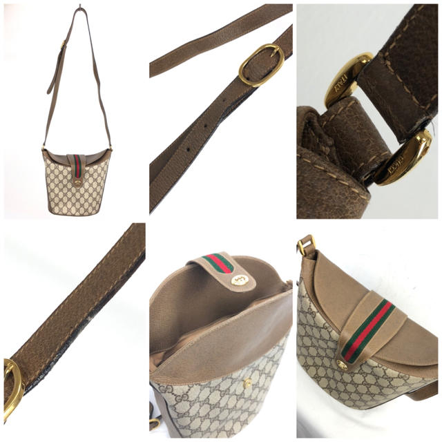 オールドグッチ GUCCI バケツ型 ショルダーバッグ オールドグッチ GUCCI バケツ型 ショルダーバッグ