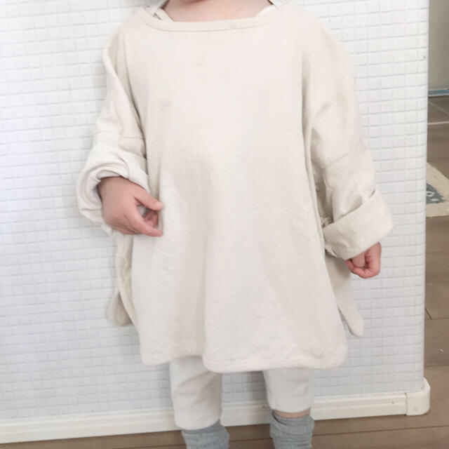 コットン100%ラッパTシャツ 韓国子供服 キッズ/ベビー/マタニティのキッズ服女の子用(90cm~)(Tシャツ/カットソー)の商品写真