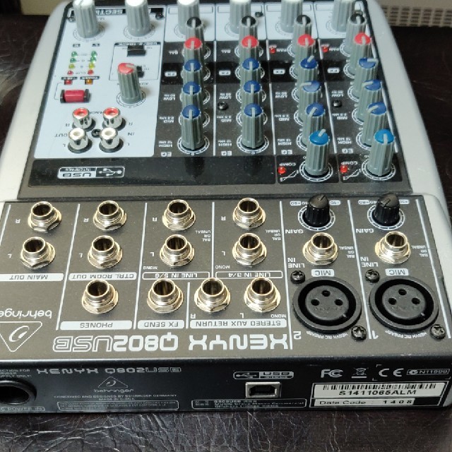 【tp様専用】BEHRINGER Q802USB XENYX 楽器のレコーディング/PA機器(ミキサー)の商品写真