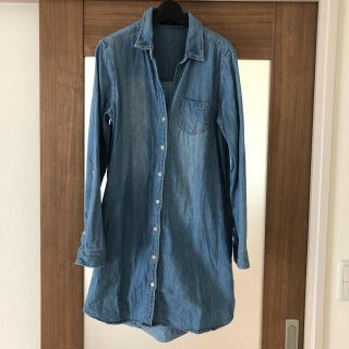 アズールバイマウジー(AZUL by moussy)のAZUL by moussy デニムシャツワンピース(ひざ丈ワンピース)