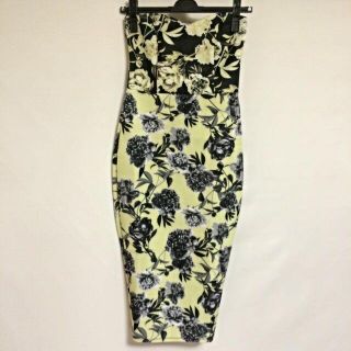 エイソス(asos)のasos floral dress 新品(ひざ丈ワンピース)