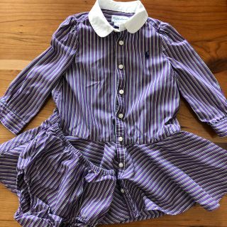 ラルフローレン(Ralph Lauren)の値下げ☆ラルフローレン ベビー ワンピース 女の子 80 12m(ワンピース)