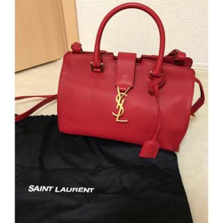 Saint Laurent - イヴ・サンローラン ベイビーカバス レッド 2way