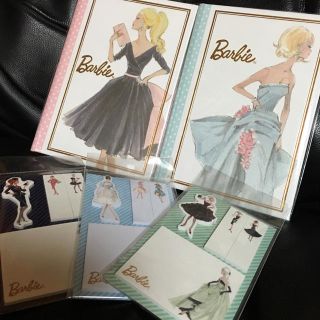 バービー(Barbie)の【ym様】バービー ノート、付箋セット(ノート/メモ帳/ふせん)