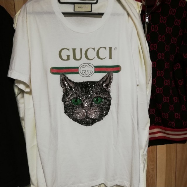 新登場! グッチ ミスティックキャット ロゴTシャツ GUCCI スウェット