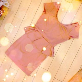 フォーエバートゥエンティーワン(FOREVER 21)の♡forever21 ペプラムワンピ♡(ミニワンピース)