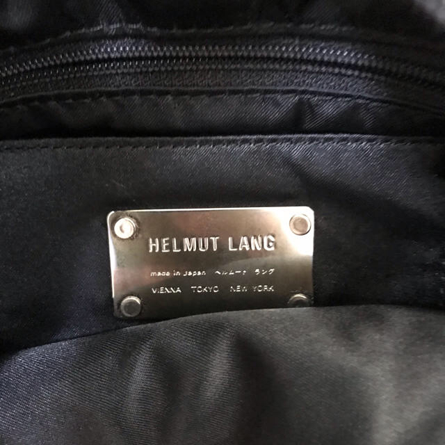 HELMUT LANG(ヘルムートラング)のhelmut lang 初期 2way ショルダー ヘルメット バッグ ブラック メンズのバッグ(ショルダーバッグ)の商品写真