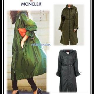MONCLER - ☆MONCLER☆ スプリングロングコートWASHINGTONグレーサイズ