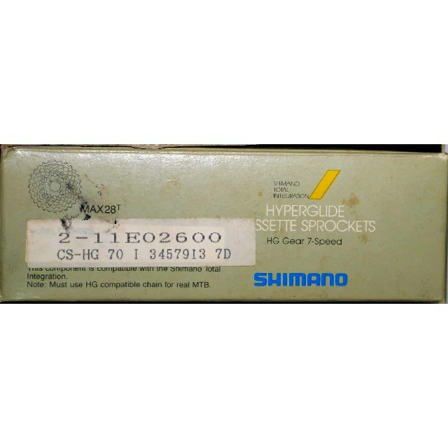 SHIMANO(シマノ)のSHIMANO HG70 スプロケット、チェーン 自動車/バイクのバイク(パーツ)の商品写真