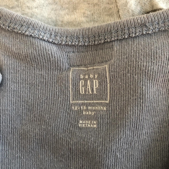 babyGAP(ベビーギャップ)の12-18 babyGAP 長袖ロンパース 3枚セット キッズ/ベビー/マタニティのベビー服(~85cm)(肌着/下着)の商品写真
