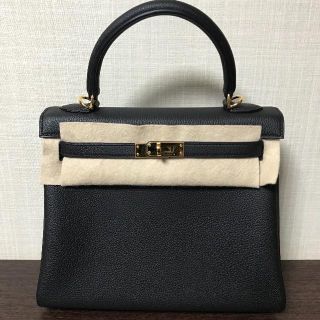 エルメス(HERMES)のエルメス ケリー ブラック 25 新品未使用 トゴ(ハンドバッグ)