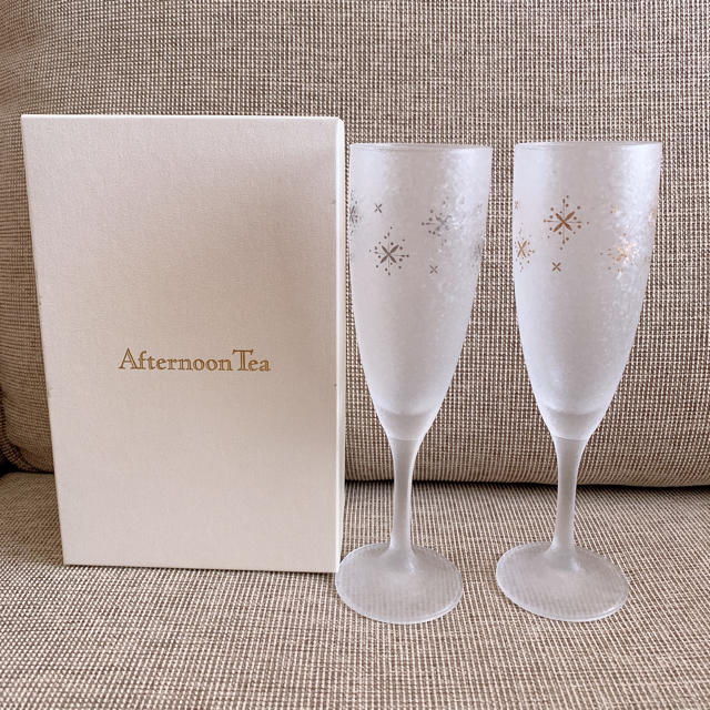 AfternoonTea(アフタヌーンティー)の期間限定値下げAfternoonTeaペアグラス☆新品未使用 インテリア/住まい/日用品のキッチン/食器(グラス/カップ)の商品写真