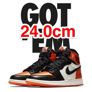 ナイキ(NIKE)のAIR JORDAN 1 SATIN 24.0 （22日まで）(スニーカー)