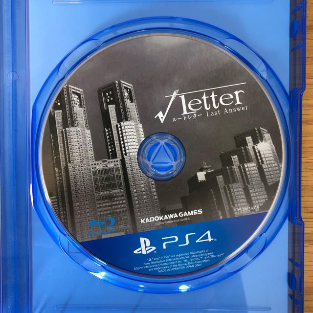 PlayStation4(プレイステーション4)の★美品★PS4  ルートレター Last Answer エンタメ/ホビーのゲームソフト/ゲーム機本体(家庭用ゲームソフト)の商品写真