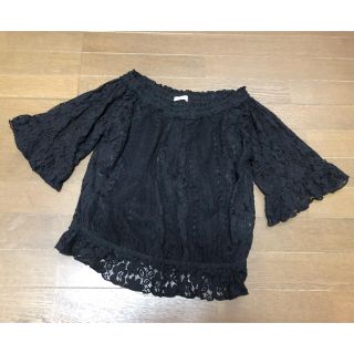 アクシーズファム(axes femme)のaxes femme 総レースプルオーバー(カットソー(半袖/袖なし))