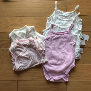 ユニクロ(UNIQLO)のUNIQLO BABY インナーボディ6枚 まとめ売り サイズ70(肌着/下着)