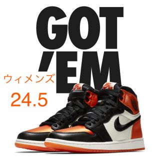 ナイキ(NIKE)の新品 未使用 AIR JORDAN 1 SATIN シャタバ(スニーカー)