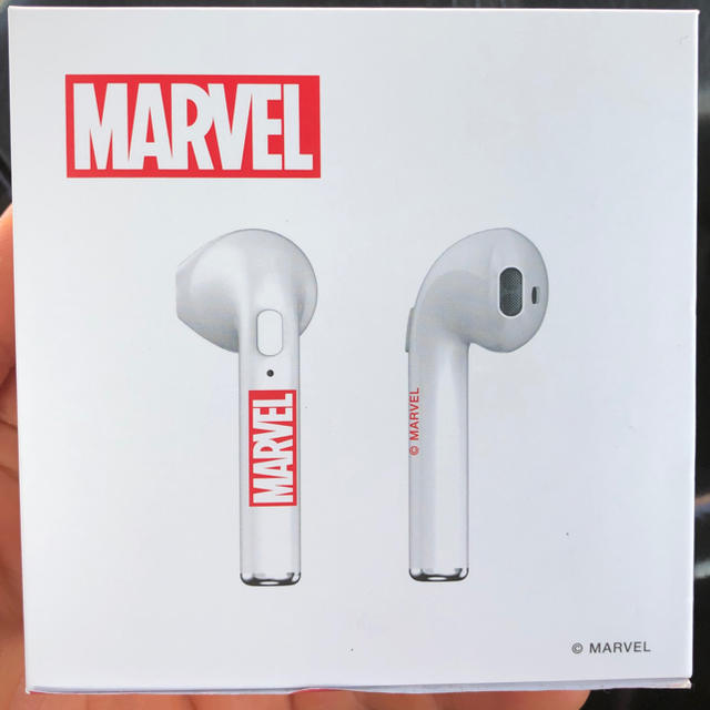 MARVEL(マーベル)のmarvel ワイヤレスイヤホン 新品 スマホ/家電/カメラのオーディオ機器(ヘッドフォン/イヤフォン)の商品写真