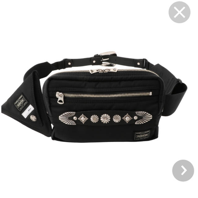 Belt bag TOGA PULLA×PORTER ブラック - ボディーバッグ