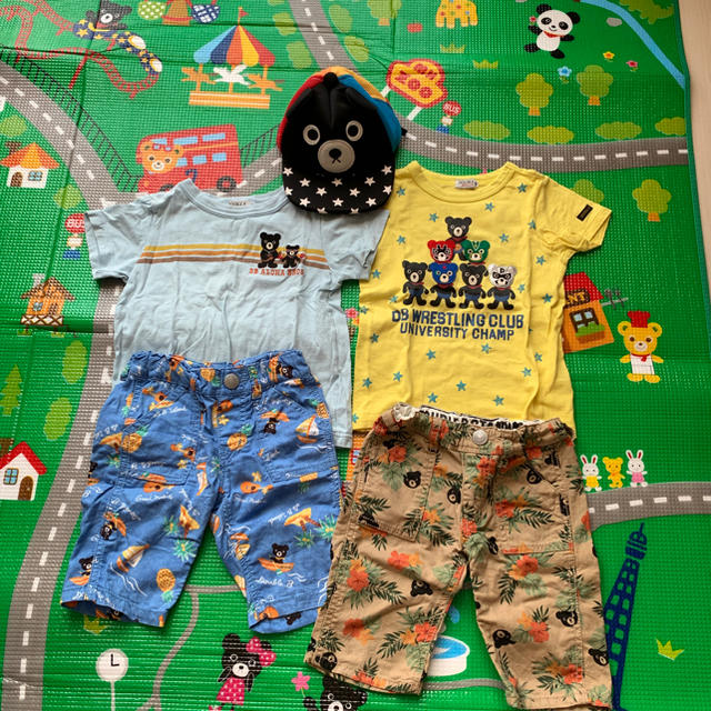 mikihouse(ミキハウス)の夏物セット キッズ/ベビー/マタニティのキッズ服男の子用(90cm~)(Tシャツ/カットソー)の商品写真