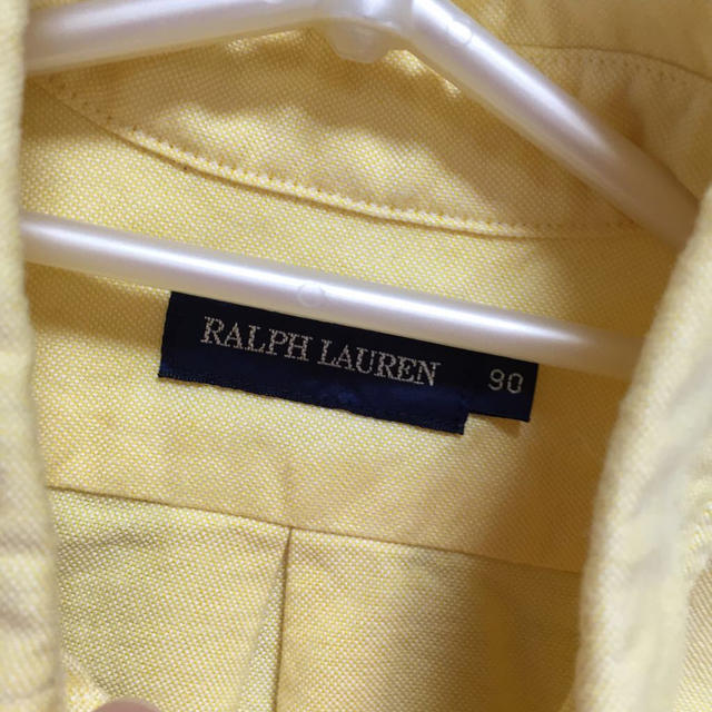 Ralph Lauren(ラルフローレン)のラルフ90パステルイエロー綿シャツ☆ キッズ/ベビー/マタニティのキッズ服男の子用(90cm~)(その他)の商品写真