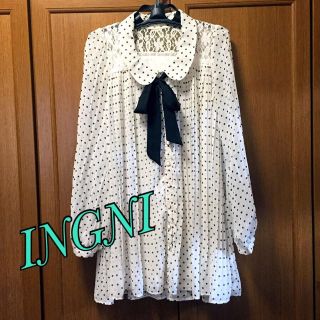 イング(INGNI)のINGNI チュニック ドット柄(チュニック)