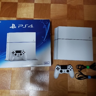 プレイステーション4(PlayStation4)のPS4 CUH-1200AB02 Glacier White 500GB(家庭用ゲーム機本体)