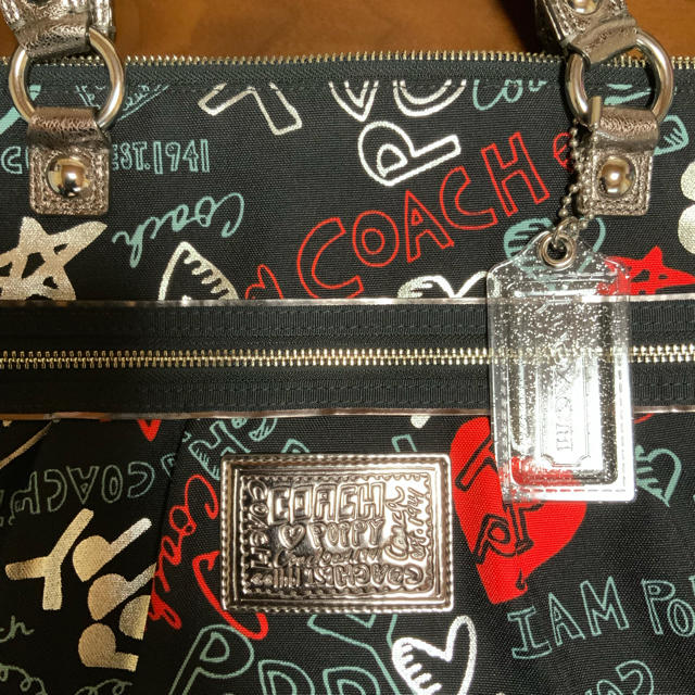 COACH(コーチ)の【 COACH 】POPPY トートバック 美中古品 レディースのバッグ(トートバッグ)の商品写真