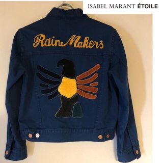 イザベルマラン(Isabel Marant)の新品タグ付き★ISABEL MARANTイザベルマラン★刺繍デニムブルゾン36★(Gジャン/デニムジャケット)