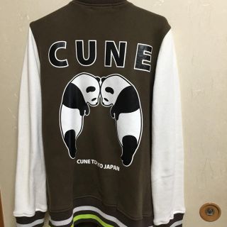 一度着用のみ 美品  CUNE スウェットスタジャン サイズ1 メンズSサイズ