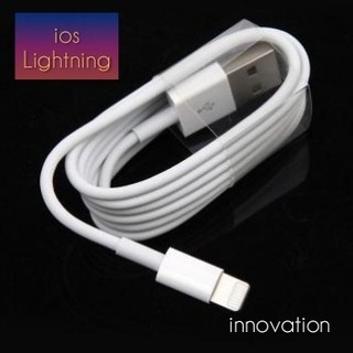 アイパッド(iPad)の純正品質iPhoneライトニングケーブル1m(バッテリー/充電器)