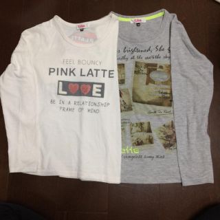 ピンクラテ(PINK-latte)のピンクラテ長袖シャツ(Tシャツ/カットソー)