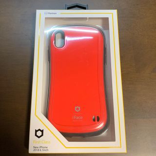 iphoneXR iFace 赤 ケース 新品 未開封 正規品(iPhoneケース)