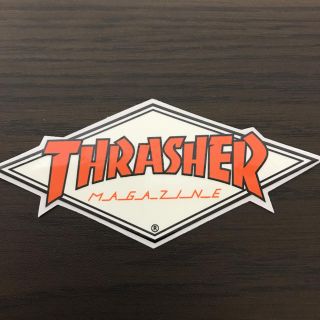 スラッシャー(THRASHER)の【縦4.8cm横10.5cm】THRASHER ダイヤモンドロゴステッカー(ステッカー)