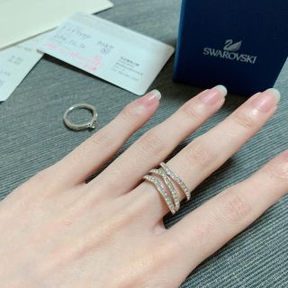 スワロフスキー(SWAROVSKI)のSWAROVSKI 指輪3点セット 【正規品】(リング(指輪))