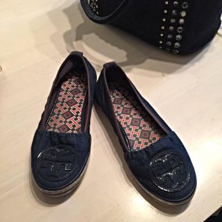 トリーバーチ(Tory Burch)のトリーバーチ♡デニムペタンコ(ハイヒール/パンプス)