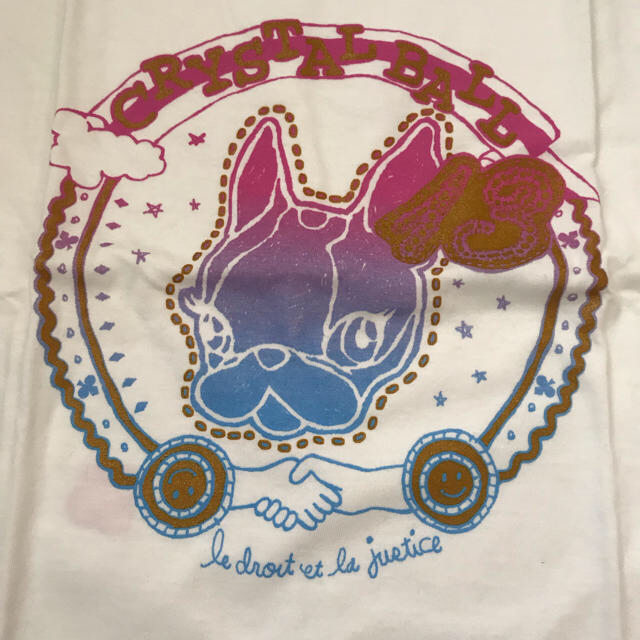 Crystal Ball(クリスタルボール)のCrystal ball （クリスタルボール） 半袖Ｔシャツ【新品】【お値下げ】 レディースのトップス(Tシャツ(半袖/袖なし))の商品写真