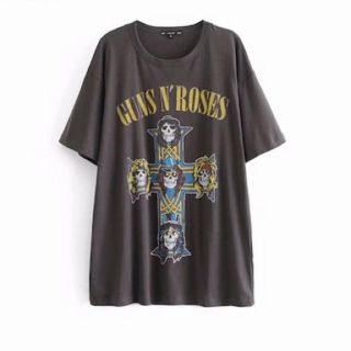 ザラ(ZARA)のロックTシャツ(Tシャツ(半袖/袖なし))