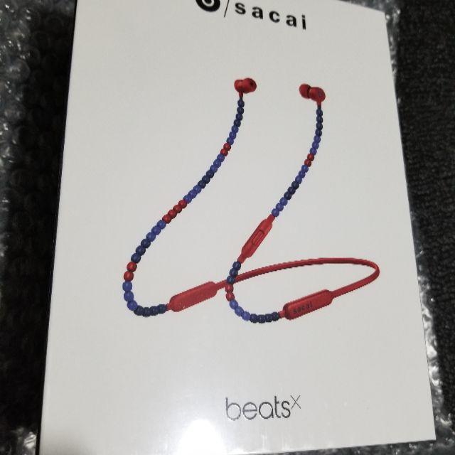 sacai beatsX レッドオーディオ機器