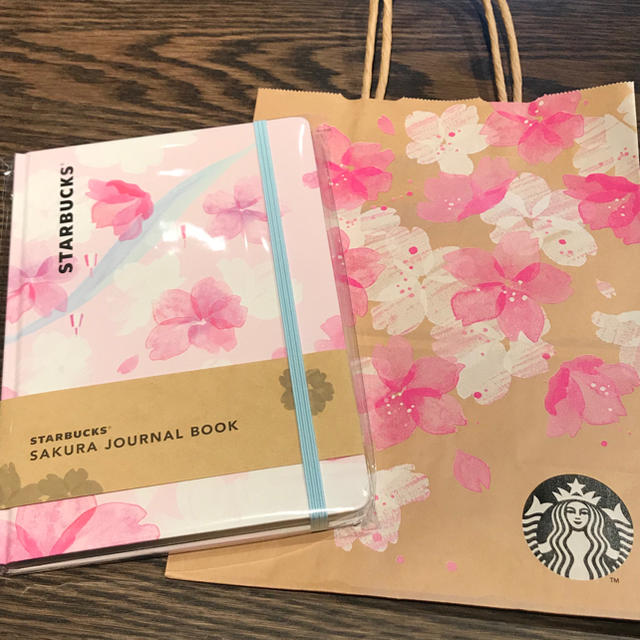 Starbucks Coffee(スターバックスコーヒー)の新品 スターバックス ジャーナルブック 桜 Nakameguro 1冊 インテリア/住まい/日用品の文房具(ノート/メモ帳/ふせん)の商品写真