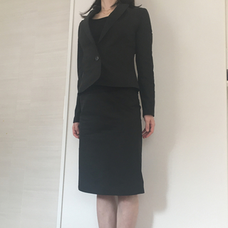 ジュンコシマダ(JUNKO SHIMADA)のジュンコシマダ スーツ スカート ジャケット 黒(スーツ)