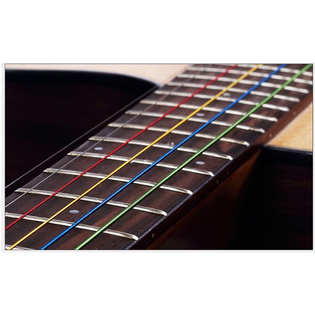 ★アコースティックギター 弦 1セット6本 カラー の通販 by pikabo's shop｜ラクマ