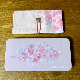 スターバックスコーヒー(Starbucks Coffee)のバンコク限定  スタバ  さくら 🌸缶ケース&ペンケース(ペンケース/筆箱)