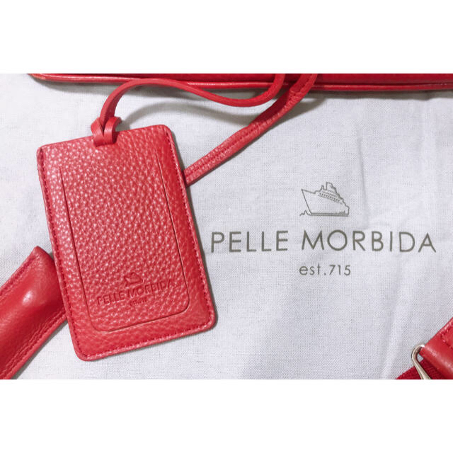 PELLE MORBIDA(ペッレ モルビダ)のPELLE MORBIDA クラッチバッグ レッド メンズのバッグ(セカンドバッグ/クラッチバッグ)の商品写真