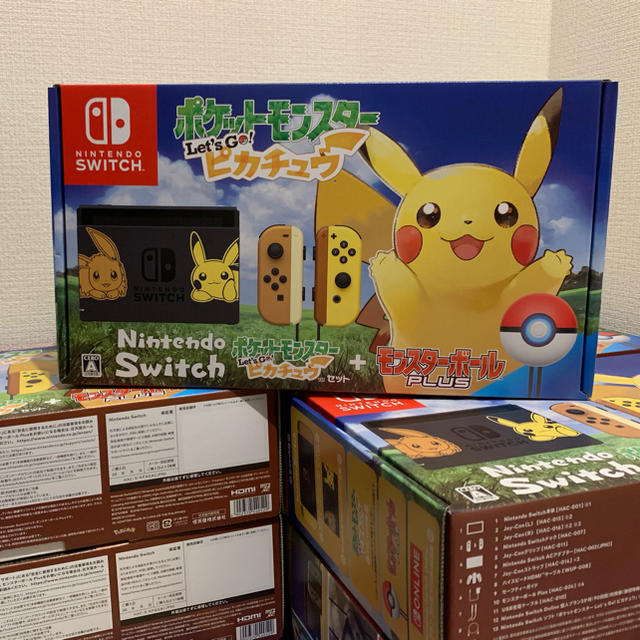 新品★任天堂 Switch ポケモン Lets Go！ ピカチュウセット 11台